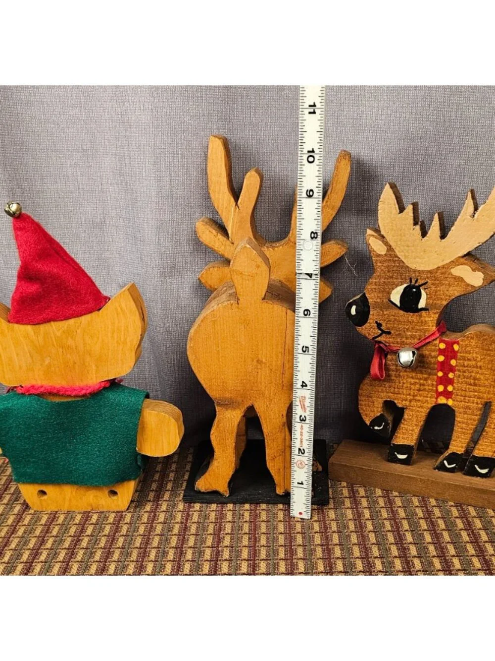 Vintage Wooden Christmas Decorations